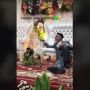 Kocak! Kambing Diarak ke Pelaminan untuk Kado Pernikahan, Begini Reaksi Pengantin