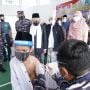Wapres Ma'ruf Amin Tinjau Vaksinasi Covid-19 di Ponpes An-Nawawi Banten