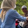 Pengabdian Masyarakat, KKN UNRI Pulau Jambu Sosialisasi Covid-19 dan Bagikan Masker Gratis