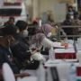 KRL Commuter Line Jurusan Bogor-Jakarta Penuh