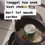Viral Anak Kos Masak Beras Campur Sarden Sekaleng-kalengnya di Magic Com, Tuai Perdebatan