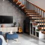 5 Ide Memanfaatkan Area Bawah Tangga yang Kreatif dan Fungsional