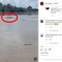 Viral Semburan Hitam Dari Dasar Sungai Mahakam di Kutai Barat, Warganet: Kisame Muncul