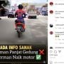 Viral, Spiderman Naik Motor di Jalan Sentosa Samarinda, Warganet: Far From Home