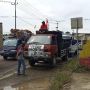 Sebanyak 400 Sopir dan 300 Truk Gelar Aksi di Jalan Poros Samarinda-Bontang, Kenapa?