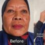 Nenek Dirias MUA Pakai Es Batu dan Ditempel Stiker, Hasilnya Bikin Pangling