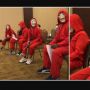 Viral Video Empat Pria Berkostum Money Heist Antre di Pusat Vaksin Covid-19