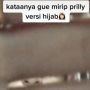 Cewek Ngaku Wajahnya Mirip Prilly Latuconsina Versi Hijab, Videonya Bikin Naik Darah