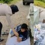 Bocah Pemulung Sempatkan Belajar Sambil Kumpulkan Barang Bekas, Aksinya Bikin Terenyuh