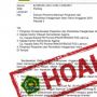 Beredar Surat Edaran Penerima Bantuan Pesantren, Kemenag: Itu Hoaks
