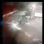 CCTV: Tiga Begal Terlihat Bacok Pemotor di Cibitung