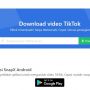 Cara Download Video TikTok Tanpa Watermark Pakai SnapTik