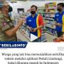 Viral Wajib Aplikasi Peduli Lindungi di Toko Waralaba, Warganet Bela Warung Tradisional