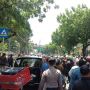Demo Tolak Formula E di DPRD DKI Ricuh, Massa Ditabrak Mobil Polisi, Satu Orang Ditangkap