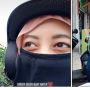 Viral Wanita Bercadar Pesan Ojol Bukan untuk Ditumpangi, Ulahnya Bikin Geleng-Geleng