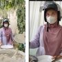 Outfit Wanita Cantik saat Hadiri Hajatan Jadi Sorotan, Helm Ini Sebabnya