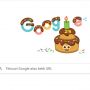 Happy Birthday! Google Rayakan Ulang Tahun ke-23 lewat Doodle Bentuk Kue