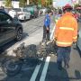 Terlibat Kecelakaan di Ngampilan, Dua Motor Terbakar