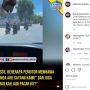 Viral Pemotor Lakukan Aksi Pernyataan Cinta Menggunakan Spanduk, Warganet: Dinda Siapa Tuh