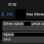 Viral Chat Gibran ke Kaesang Bahas Kado Ultah Jan Ethes, Publik Salfok Foto Profil WA
