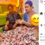Penjual Gorengan Bongkar Tabungan Setahun Berdagang, Terkejut Duit Tumplak