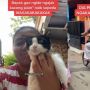 Kreatif! Bapak Modifikasi Sepeda Demi Ajak Kucing 'Gemoy' Jalan-jalan Keliling Komplek