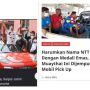 Viral Atlet Peraih Emas Dijemput Mobil Pikap, Warganet Bandingkan dengan Saipul Jamil