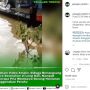 Viral, Banjir di Paser, Hantaran Pengantin Diboyong Pakai Perahu, Warganet Menggombal