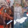 Viral Pengantin Terima Paket di Pelaminan, Warganet Soroti Nasib Mempelai Pria