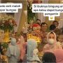 Lagi Enak Makan Soto, Ibu ini Syok Kejatuhan Bunga Pengantin, Publik: Pertanda Apa ini?