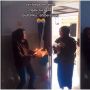 Kasih Kejutan Kue Ulang Tahun ke Teman, Wanita Syok Bajunya Tiba-tiba Terbakar