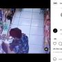 Heboh, Diduga Mencuri, Pria Ini Tak Sadar Aksinya Terekam CCTV, Warganet: Konten?
