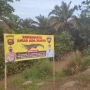 Polisi Pasang Papan Awas Ada Buaya di Desa Talang Kerinci, Warga Dilarang Beraktivitas