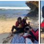 Cewek-cewek Tersapu Ombak saat Pikinik di Pantai, Lokasi Gelar Tikar Diperdebatkan Publik