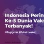 #INFOGRAFIS: Indonesia Peringkat Ke-5 Dunia Vaksinasi Covid-19 Terbanyak!