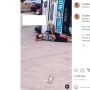 Bikin Panik, Dua Bocah Ini DIkira Korban Kecelakaan, Ternyata Cuma Prank