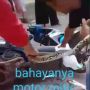 Video Mengeluarkan Ular dari Dashboard Motor Matic Ditonton 4,6 Juta Kali
