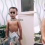 Viral Bocah Didandani Mirip Tuyul, Tingkahnya Bikin Warganet Ngakak