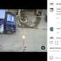 Viral Mobil 'Ditampar' Truk Box, Warganet Merasa Aneh: Senggol Tabok