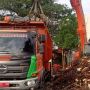 Waduh! Ada Sampah Kiriman Menumpuk di Pintu Air Manggarai
