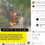 Viral Motor Terbakar di Wilayah Sebulu Kukar, Warganet: Ghost Rider Dunia Nyata