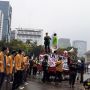 Aksi di Patung Kuda, BEM SI: 7 Tahun Pemerintahan Jokowi Memundurkan Indonesia