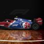 Kolaborasi NBA-F1: Livery Jet Darat Desain Kostum Basket, Ada Tantangan Lempar Bola Amal