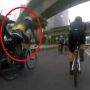 Video Detik-Detik Pesepeda Jadi Korban Jambret HP di Sudirman