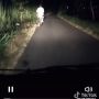 Terangi Pesepeda di Jalanan yang Gelap, Aksi Pengemudi Mobil Ini Tuai Pujian
