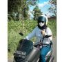 Kisah Pemotor Wanita Kena Apes Dobel, Jatuh Terpeleset dan Motornya Digondol Penolong