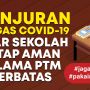 INFOGRAFIS: 4 Anjuran Satgas Covid-19 Agar Sekolah Tetap Aman Selama PTM Terbatas