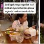 Suami Jaga Anak Agar Istri Makan dengan Tenang di Restoran, Endingnya Malah Bikin Emosi