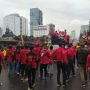 Dicueki Pihak Istana, Massa Gebrak Pendemo Jokowi Akhirnya Bubarkan Diri