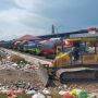 TPA Jabon Sidoarjo Overload, Puluhan Truk Pengangkut Sampah Antre